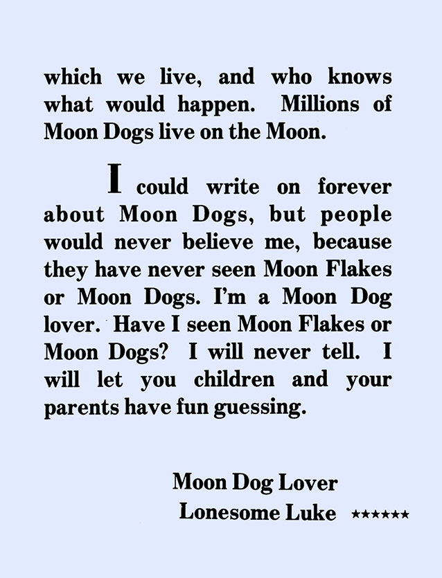 Moon Snow and Moon Dogs